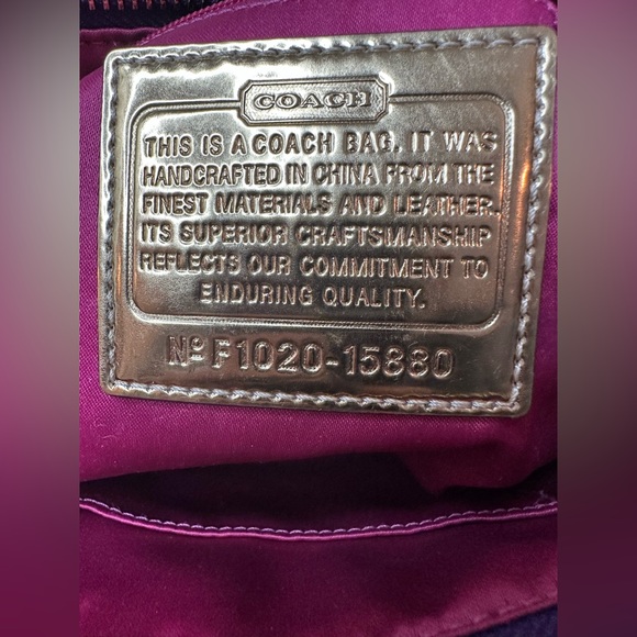 Authentic Rare Coach Poppy Tartan Plaid Glam Purse NWOT & Coach Est 1941 wallet - Picture 10 of 17